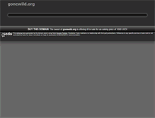 Tablet Screenshot of gonewild.org